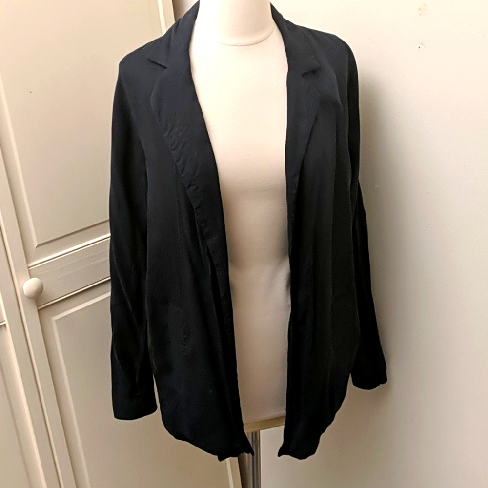 ✅Forever 21 Oversized Blazer Cardigan Lightweight Black